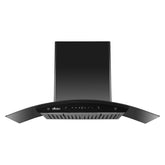 Surya Flame "ELEGANT KITCHEN CHIMNEY" Mate Black Wall Mounted 60 CM 1200 m³/hr. Powerful Suction, 3 Speed Gesture Control Sensor with Touch Control, Baffle Filter Technology with 2 Years Warranty on Products and 5 Years Warranty on Motor (Copy)